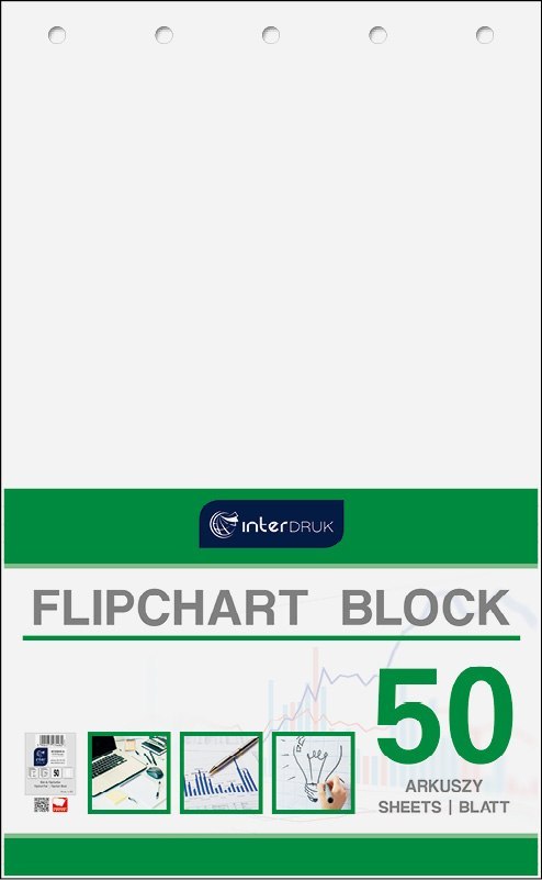 FLIPCHART CARTA 640X1000 50 FOGLI STAMPA NORMALE 174428